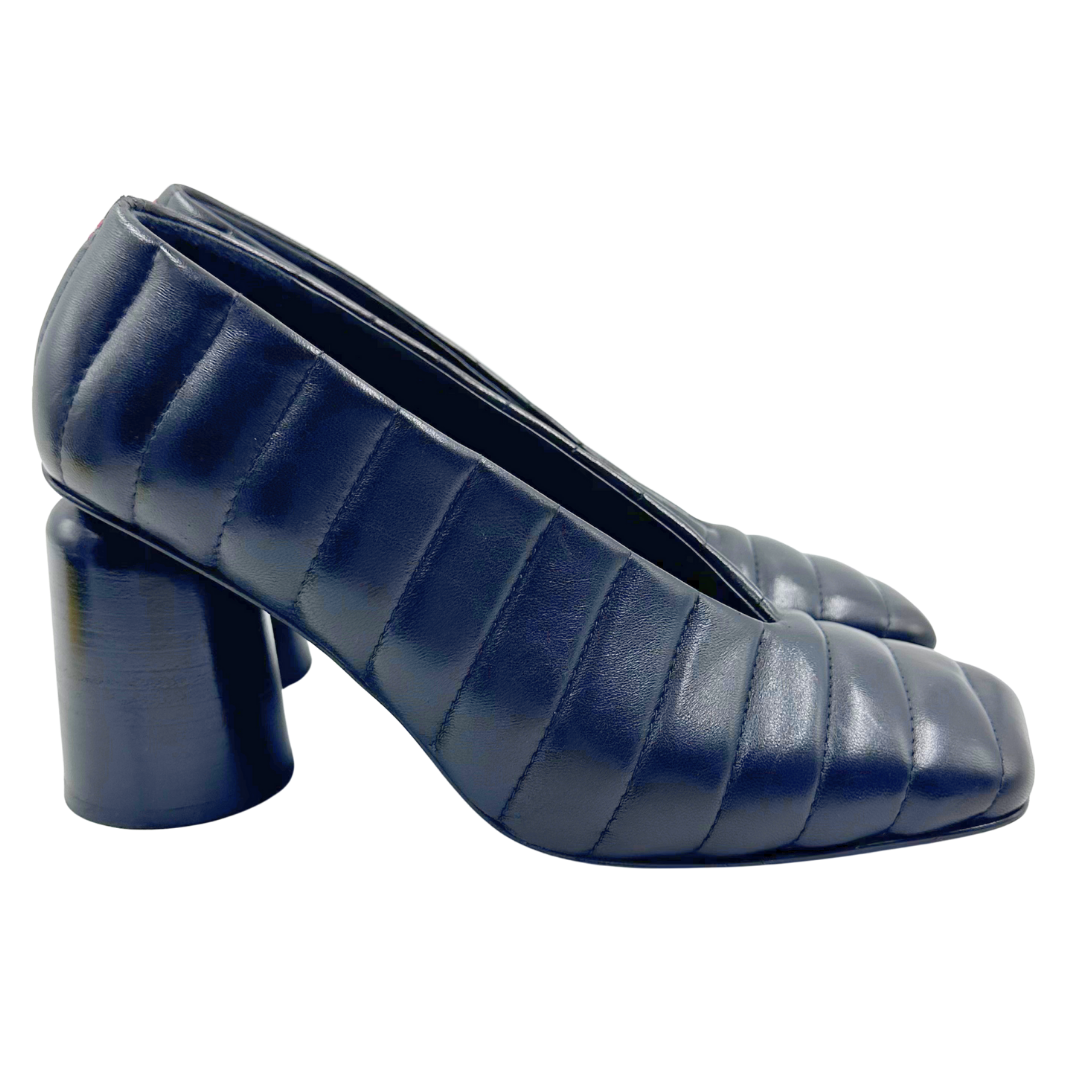 Halmanera 9 40 Black Leather Pumps