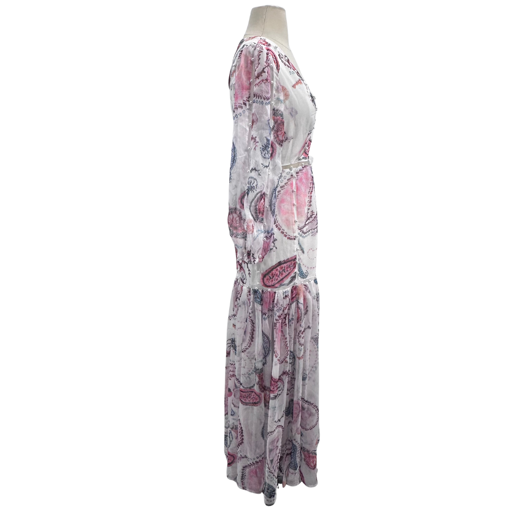 untamed petals White/Multi Dress