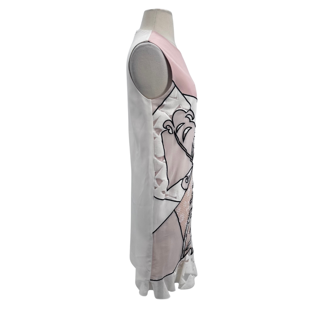 Viktor & Rolf Pink/White Dress