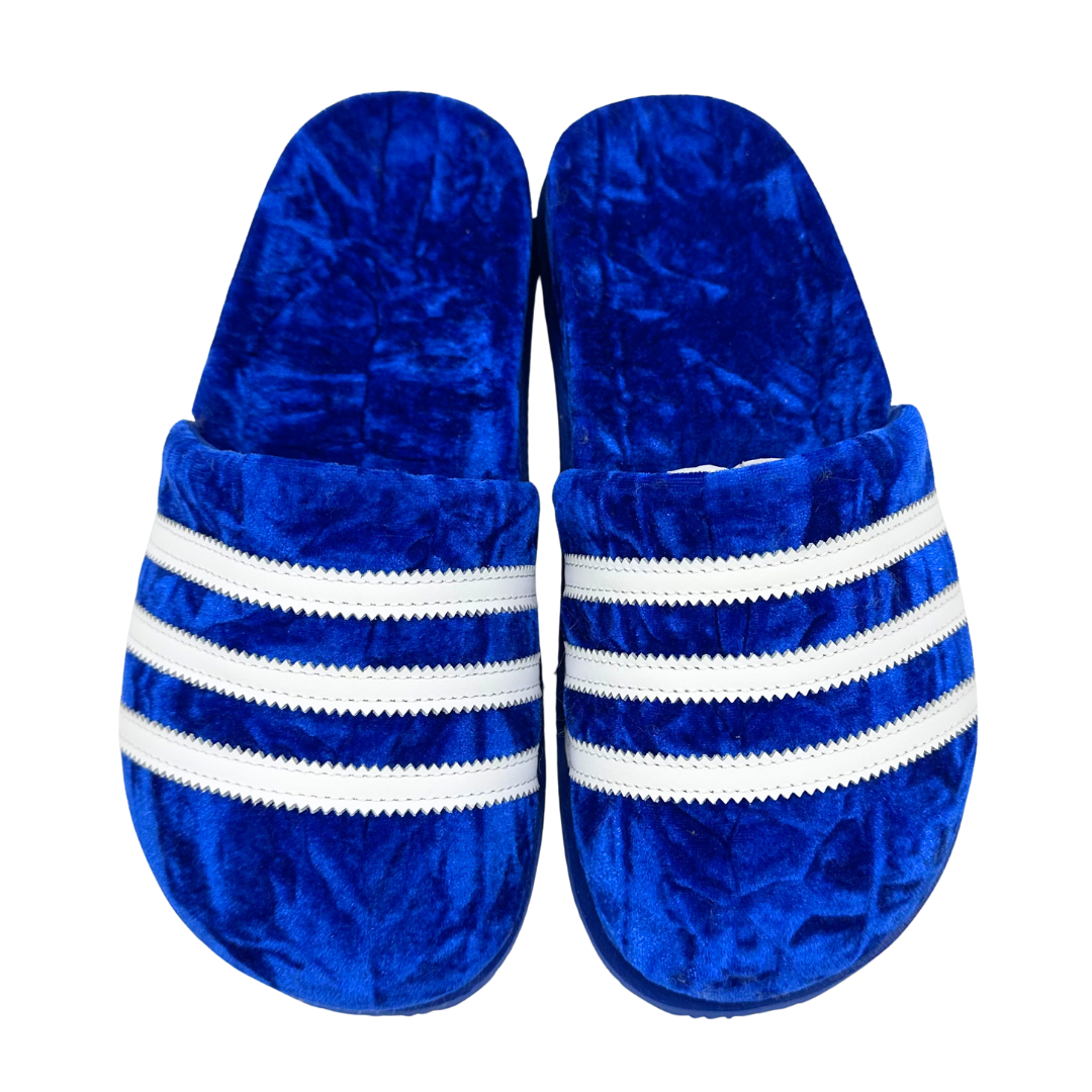 Adidas 6 Blue Slip Ons
