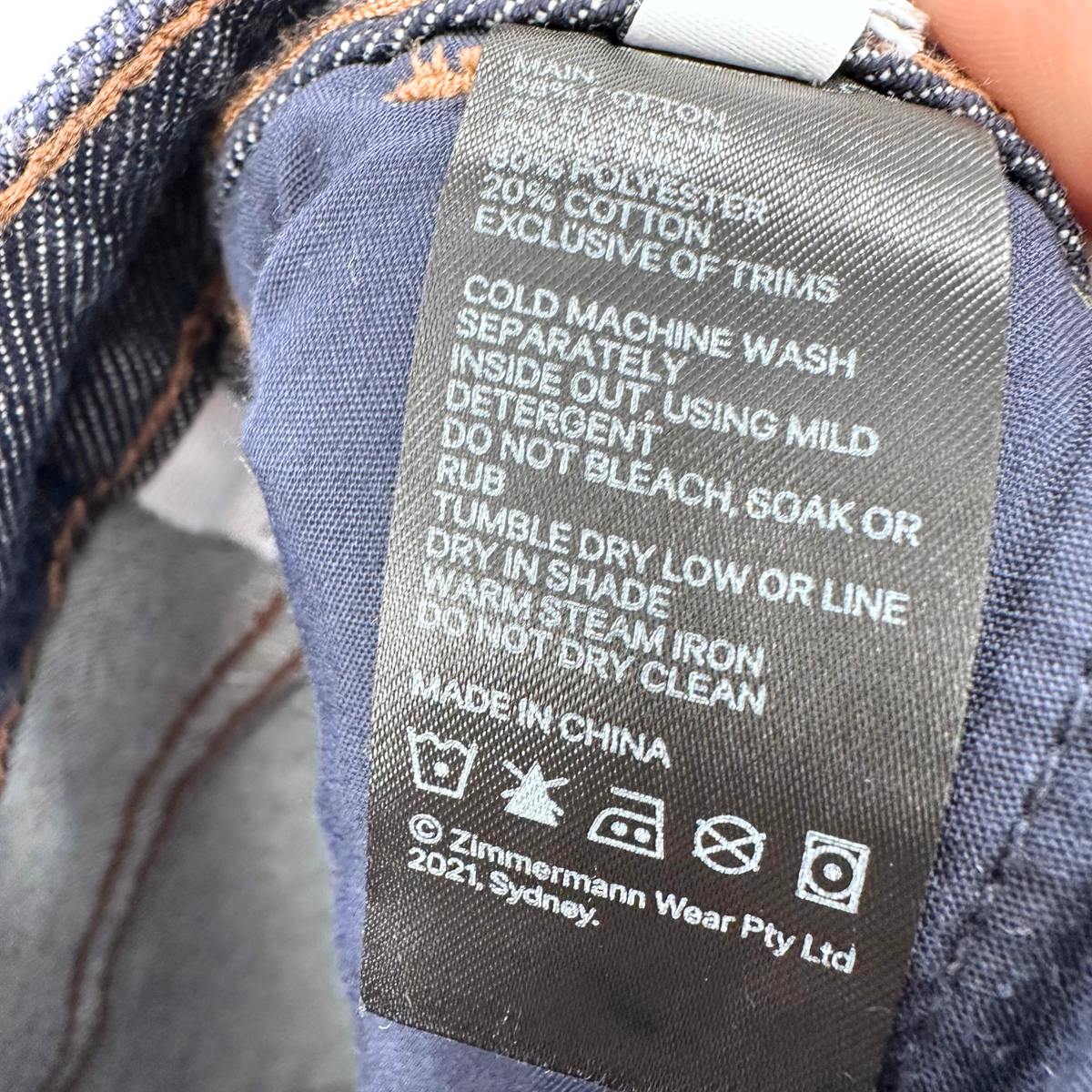 Zimmermann Dark Wash Jeans