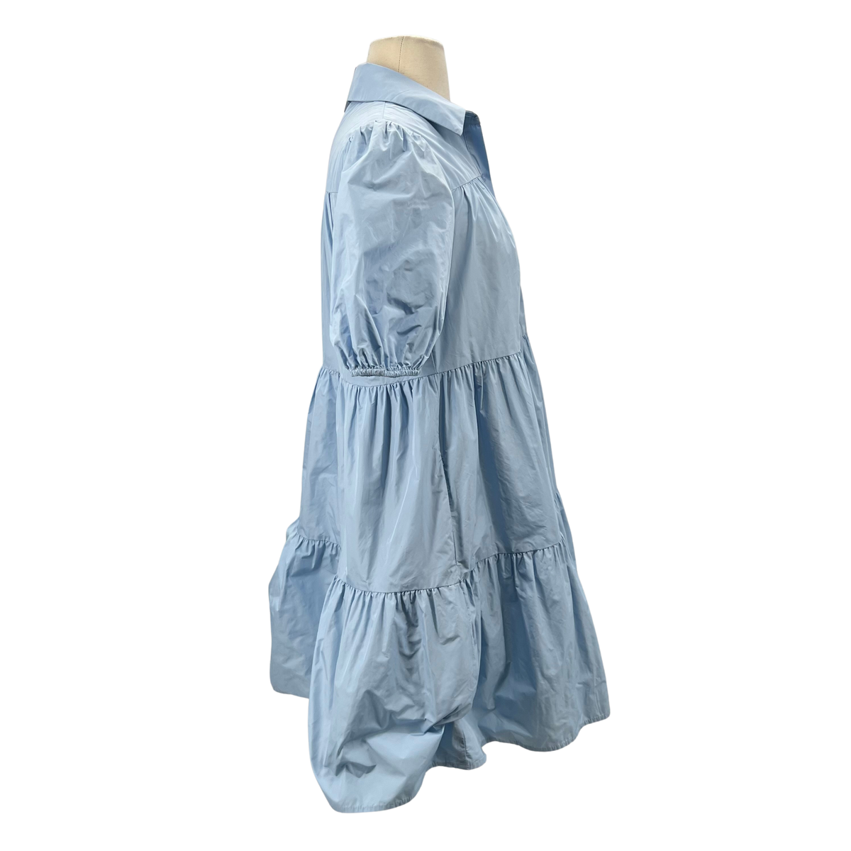 Lavender Brown Light Blue Dress