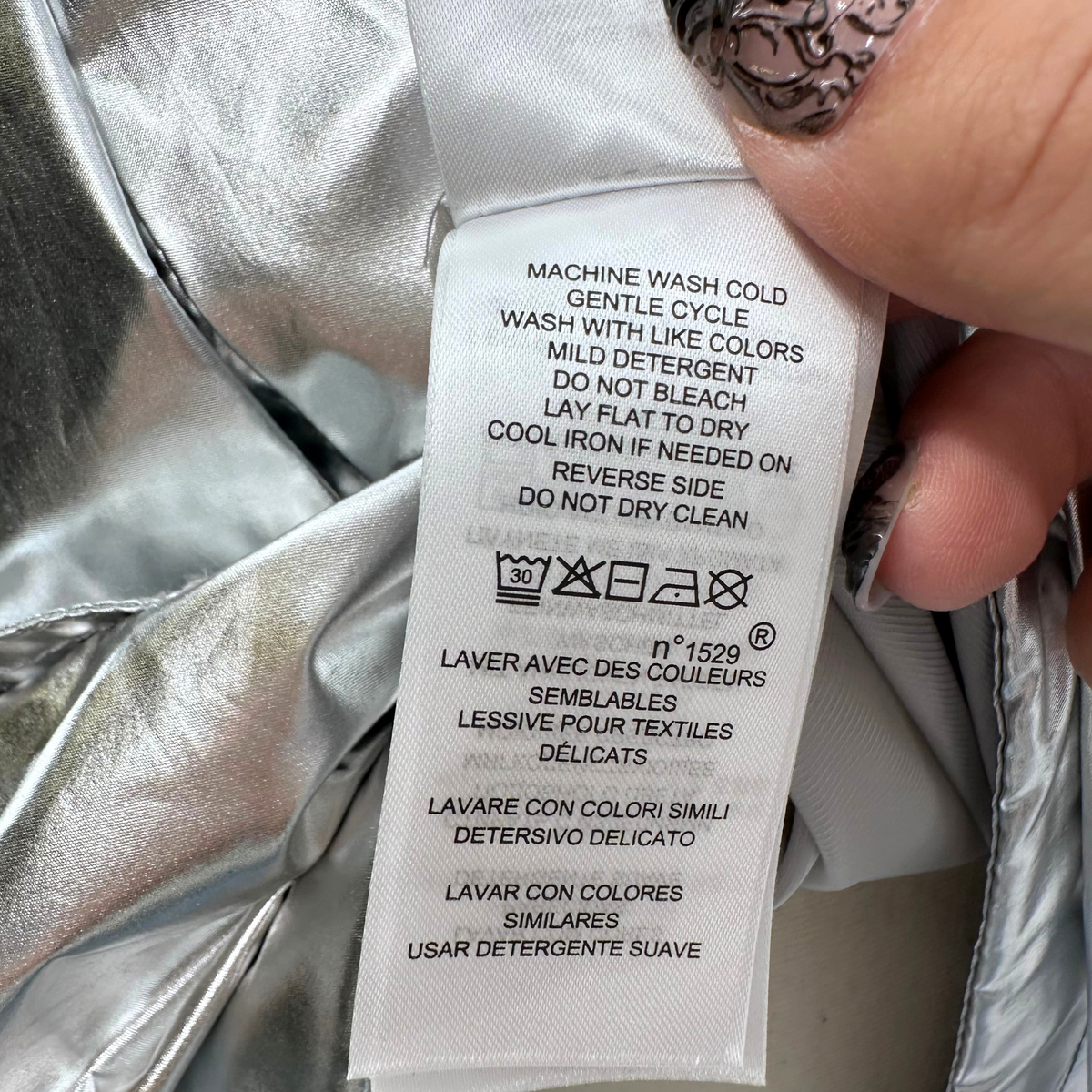 Ralph Lauren Black Silver Anorak