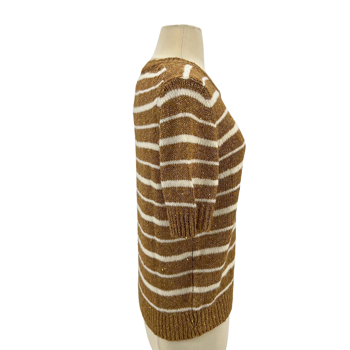 unsubscribed Gold/White Sweater