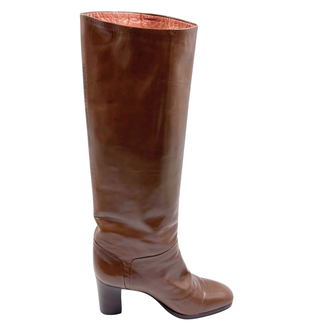 Maxime 8 38 Brown Leather Boots