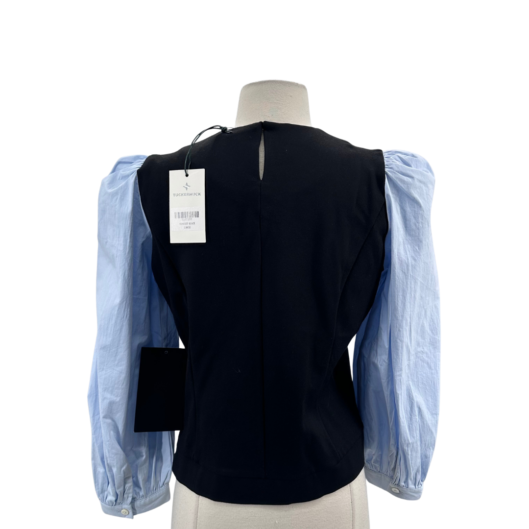 Tuckernuck Blue/Black Blouse