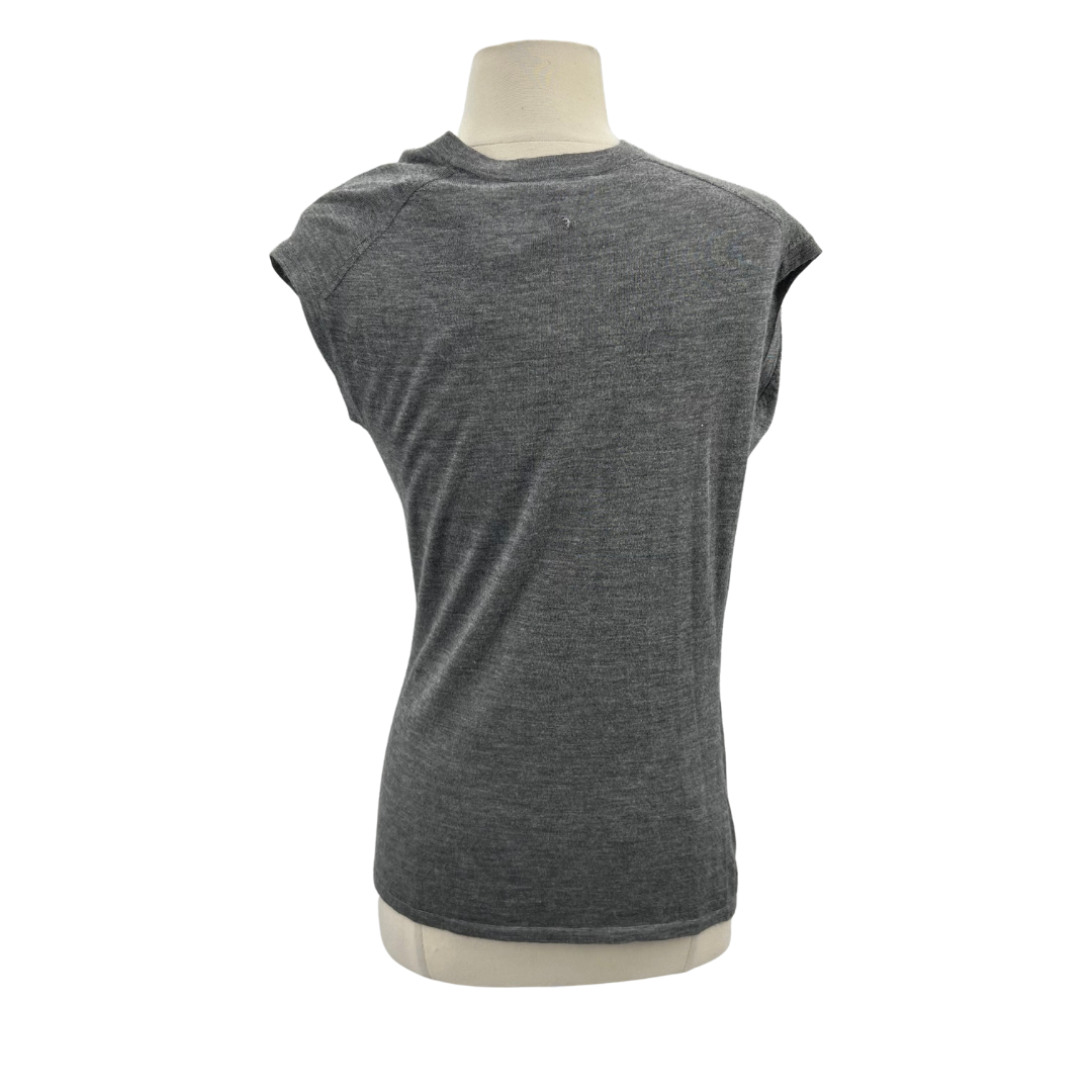 Derek Lam Grey Heather Knit Top