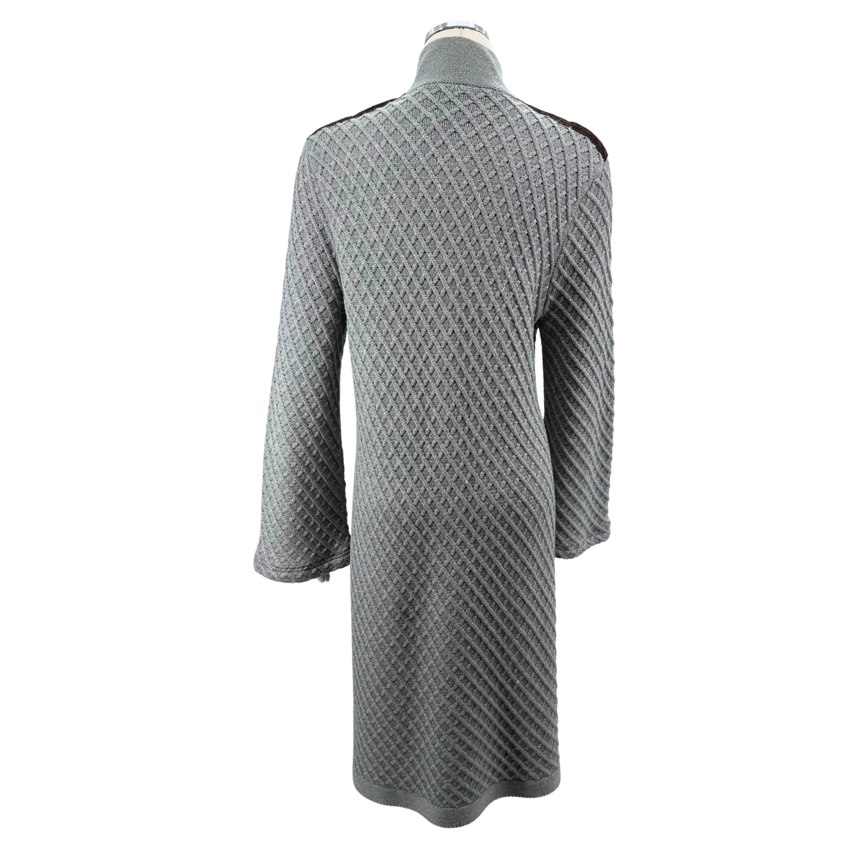 Tory Burch Gray Sweater Coat