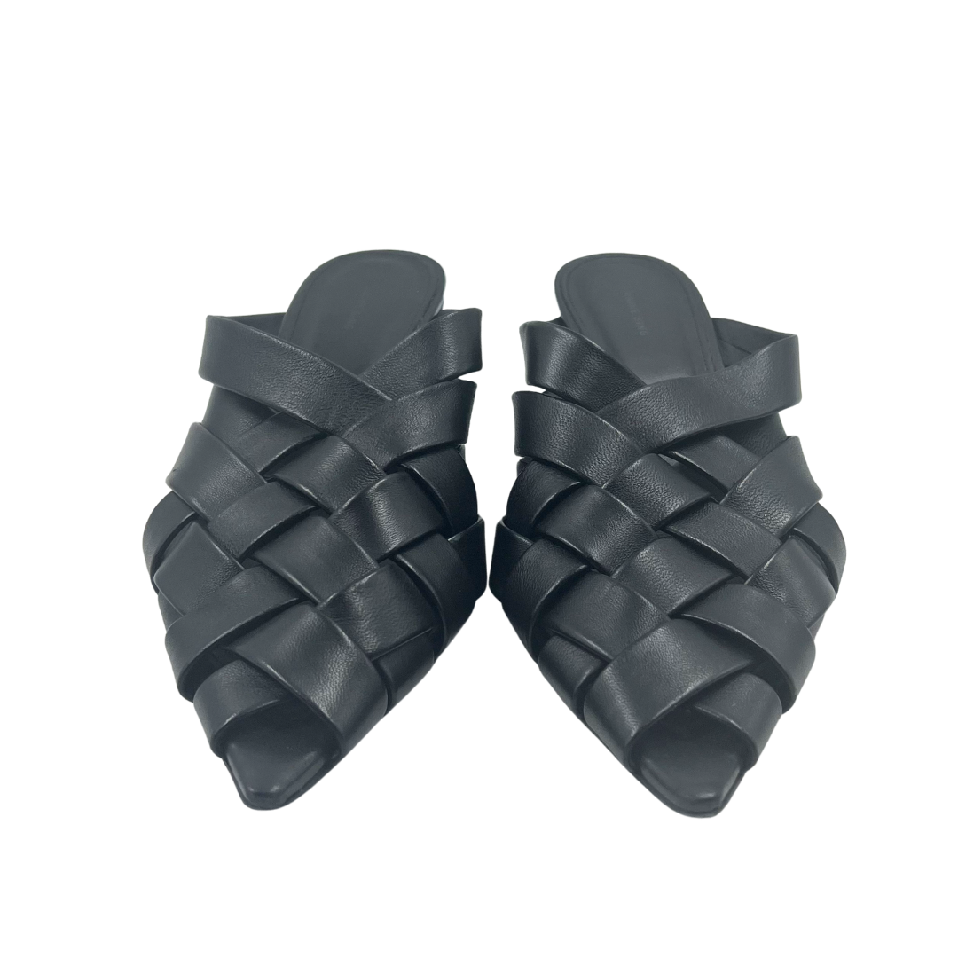 Anine Bing 38 Black Eve Mules