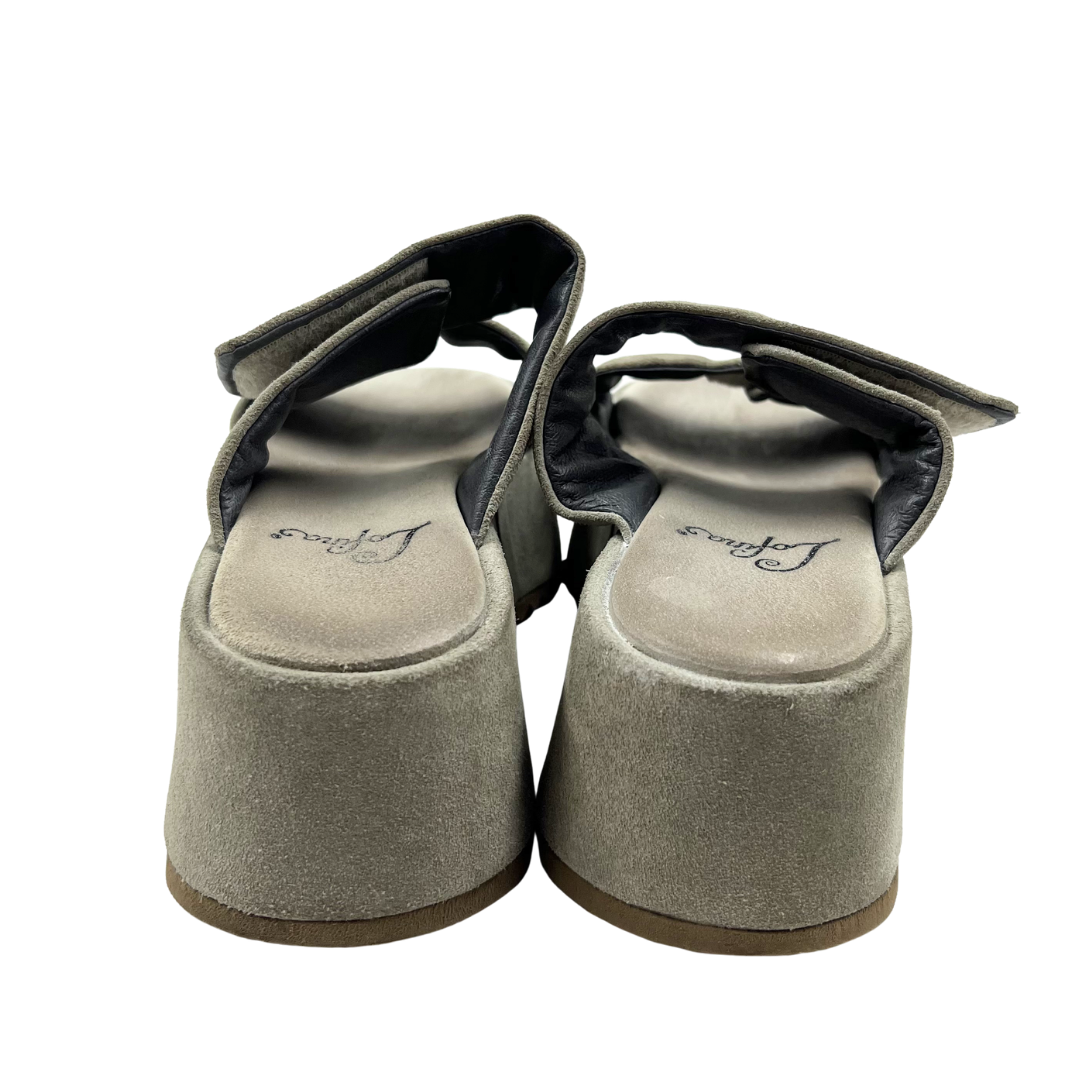 Lofina 9 40 Tan Suede Platforms