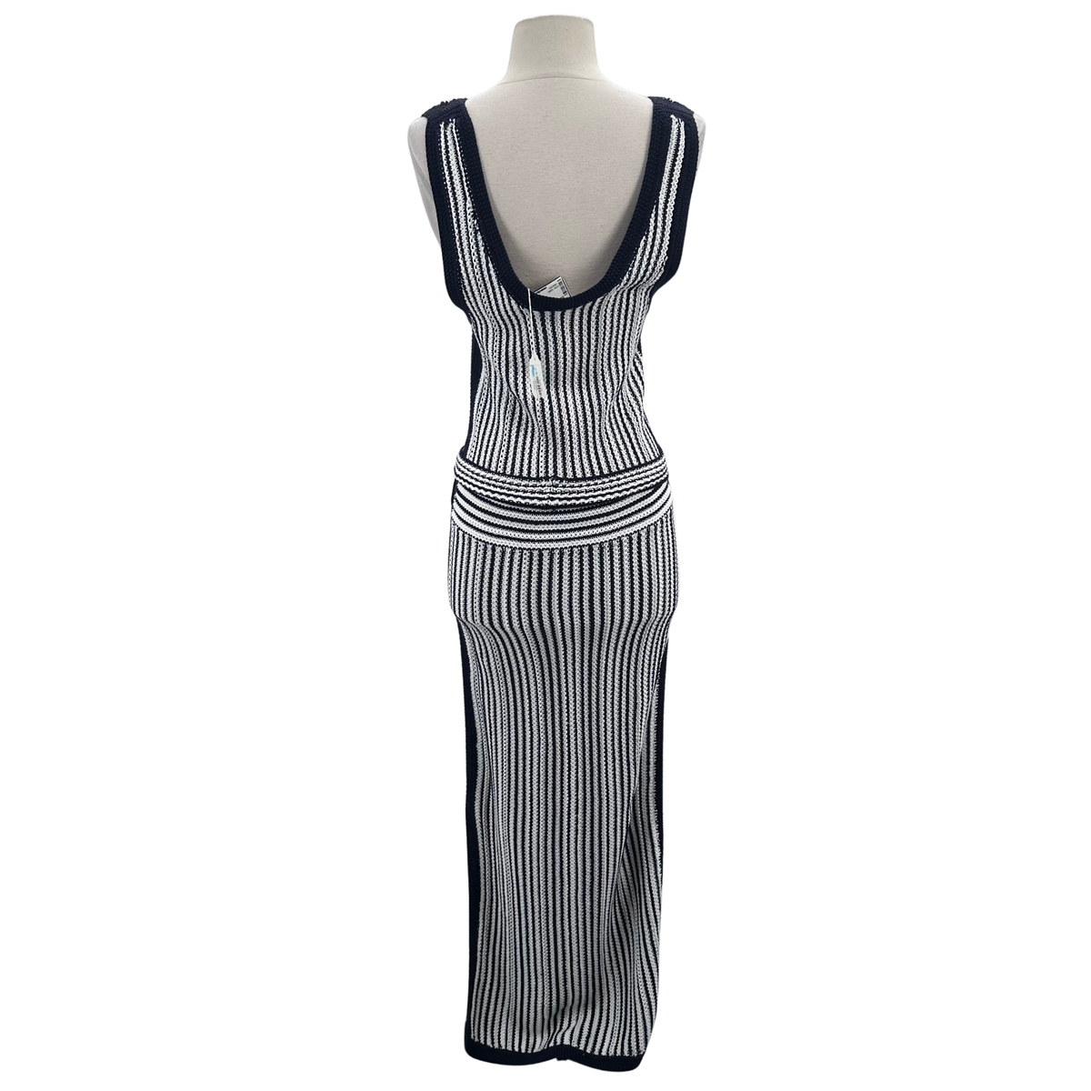 Marie Oliver White/Navy Dress