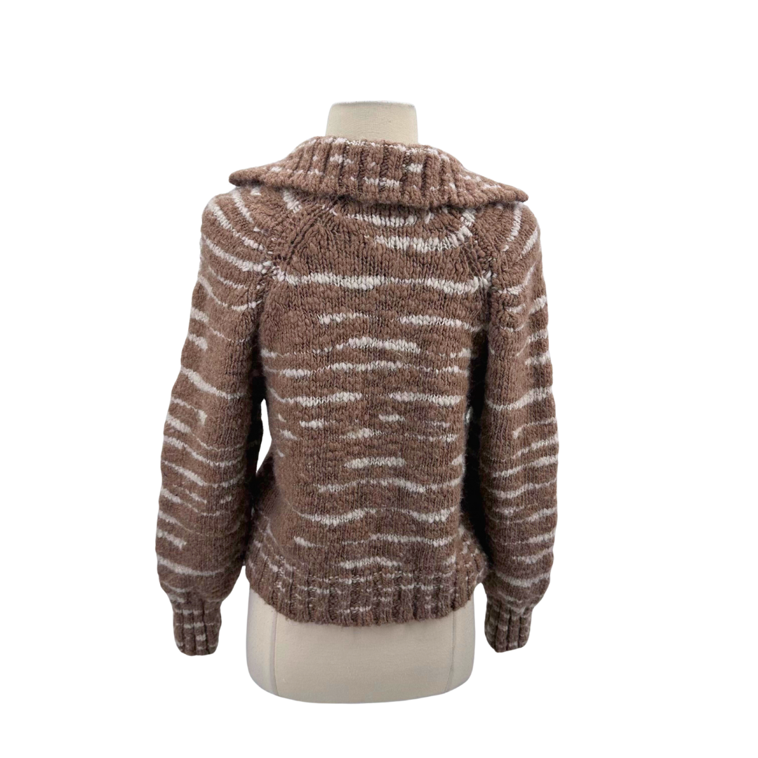 Ulla Johnson Tan/Cream Sweater