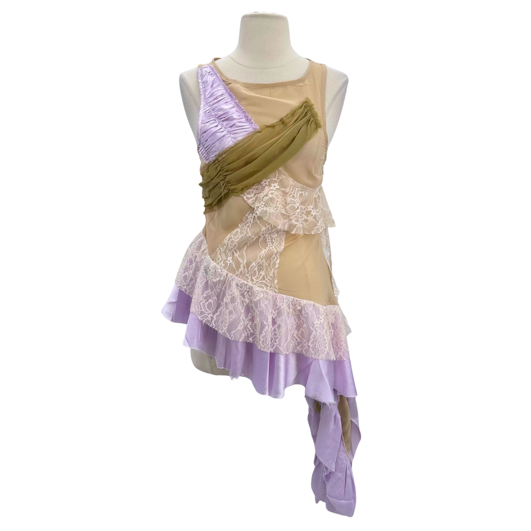 Reclaimed Vintage Taupe/Lilac Top
