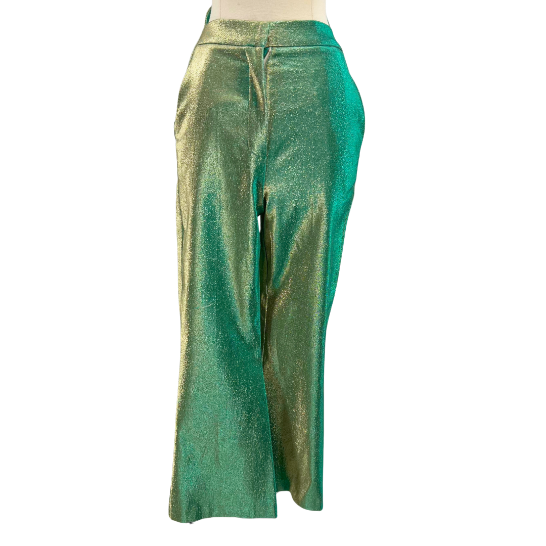 Simona Corsellini Metallic Green Pants