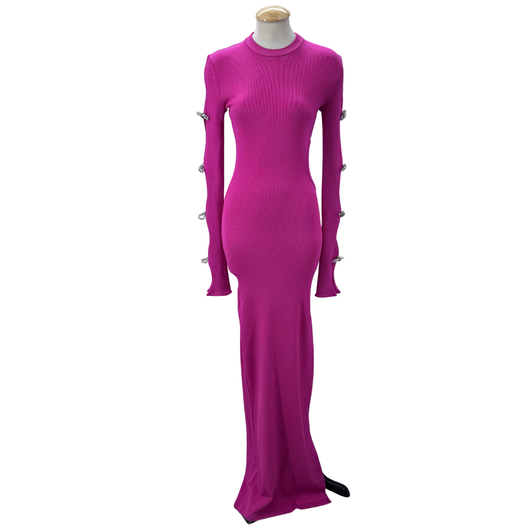 Mach & Mach Hot Pink Dress Mach & Mach Hot Pink Dress