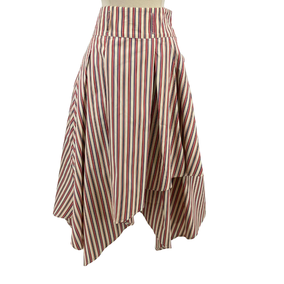 the label edition white/red/blue Skirt