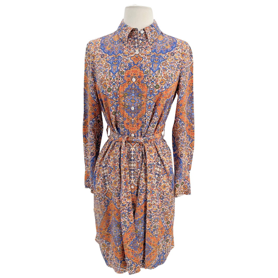 Tory Burch Size 0 Orange/Multi Dress