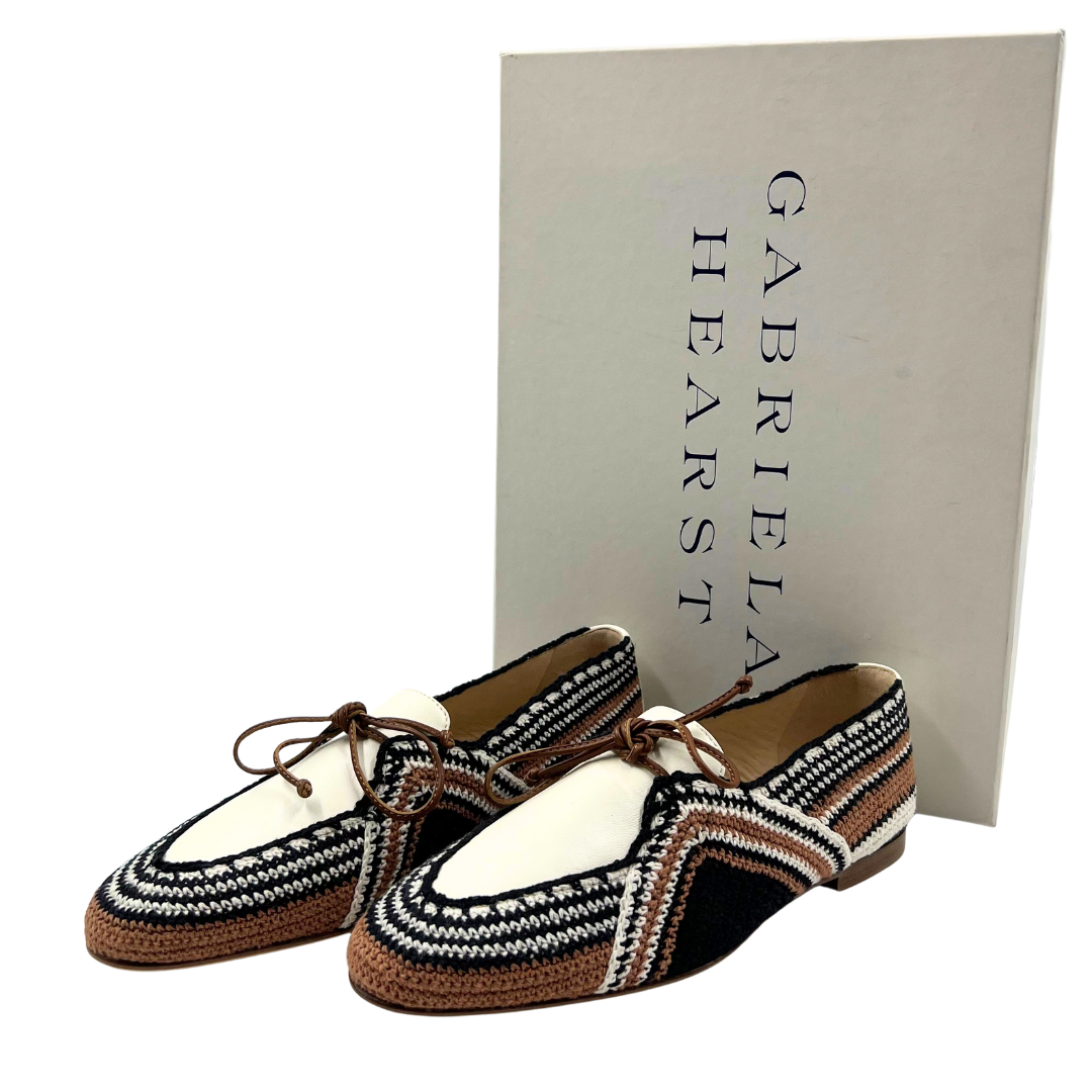 Gabriela Hearst 5 35 Multi Leather/Fabric Flats