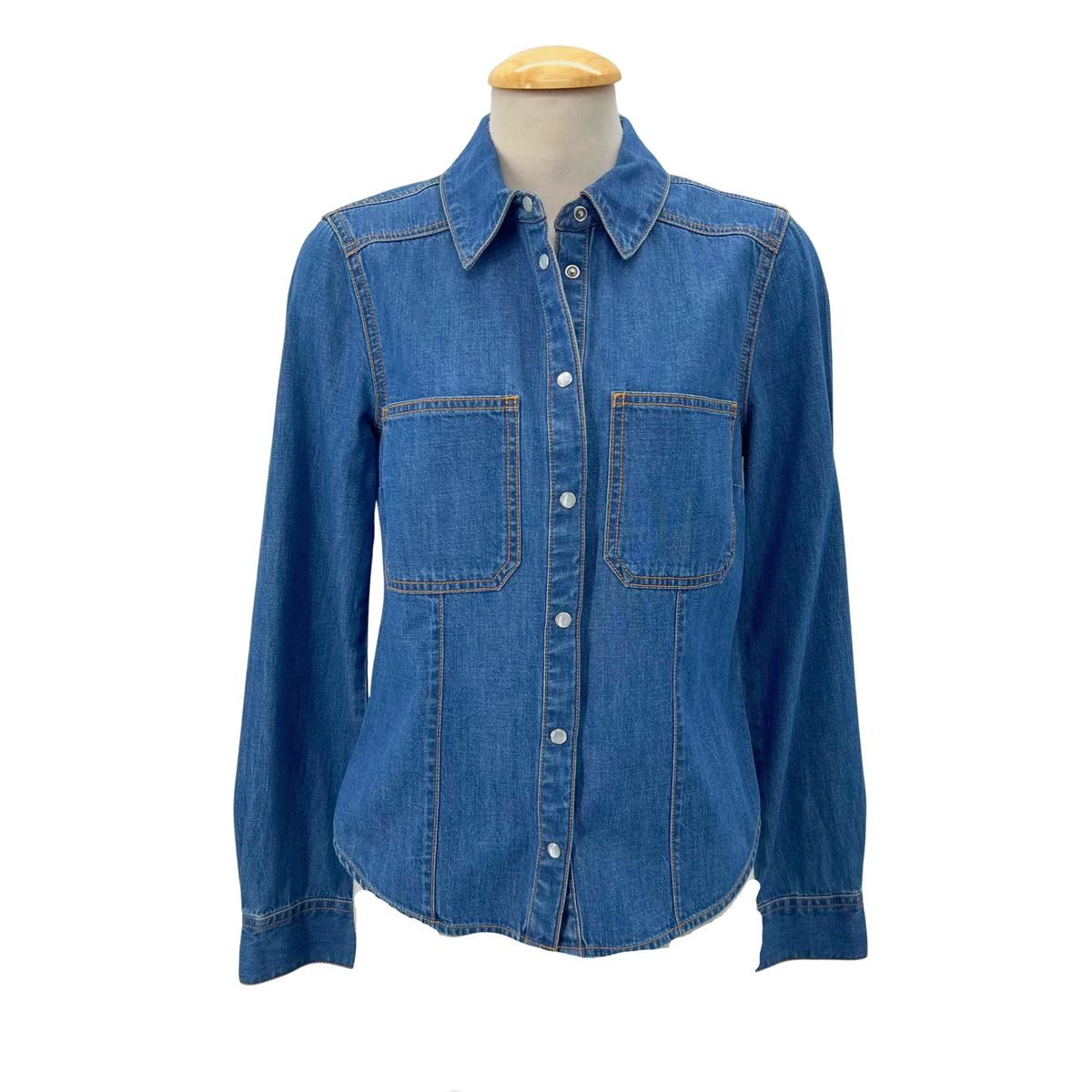 Veronica Beard Blue Button up