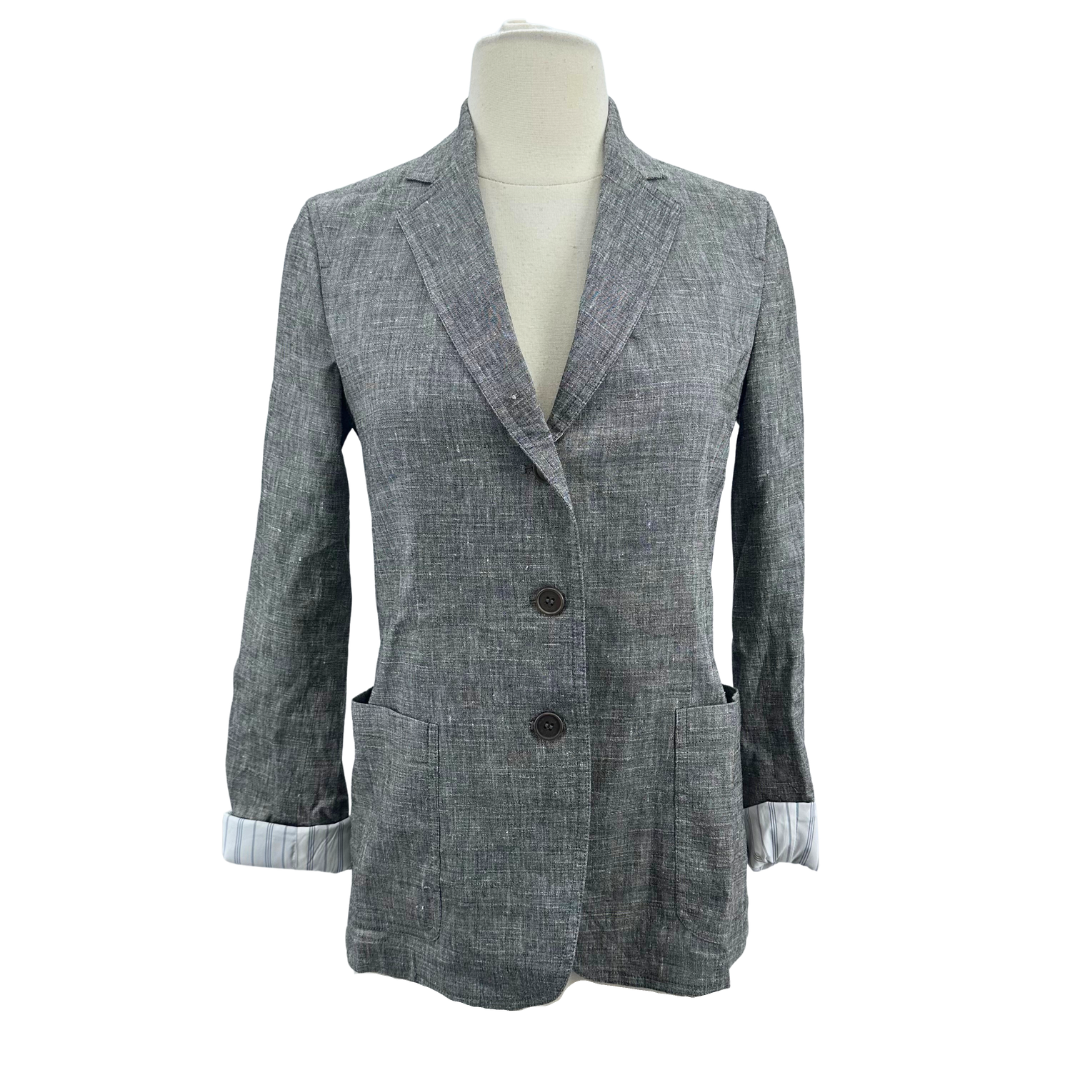 Theory Black/white Blazer