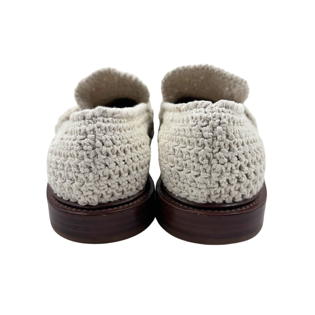 Chloe 36.5 White Kayla Loafers