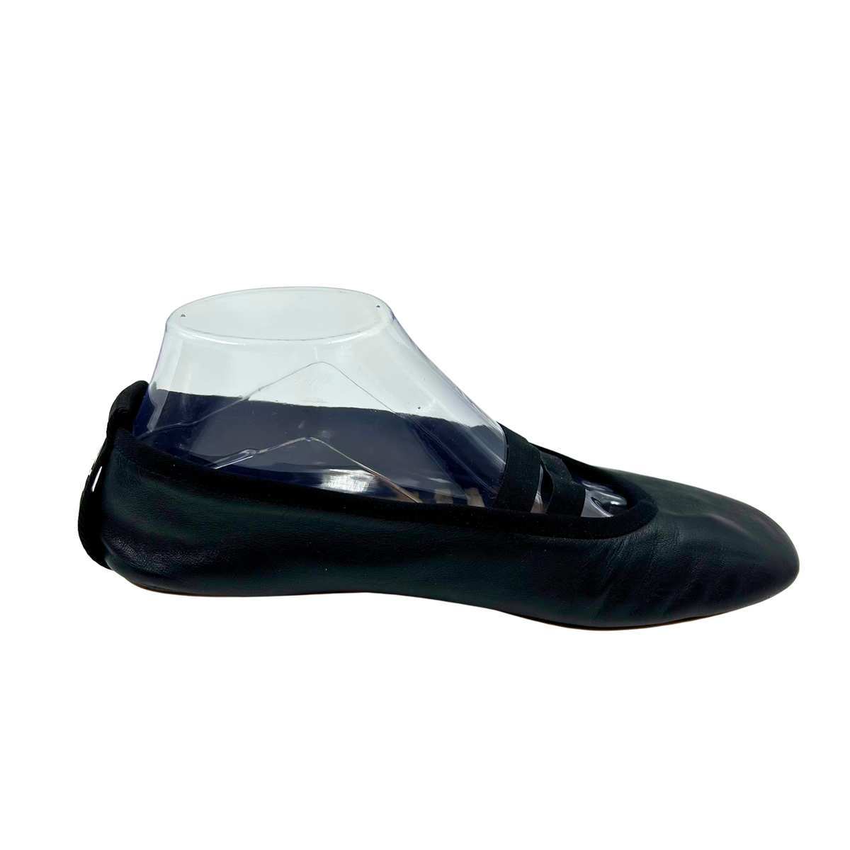 Burberry 8 39 Black Leather Ballet Flat