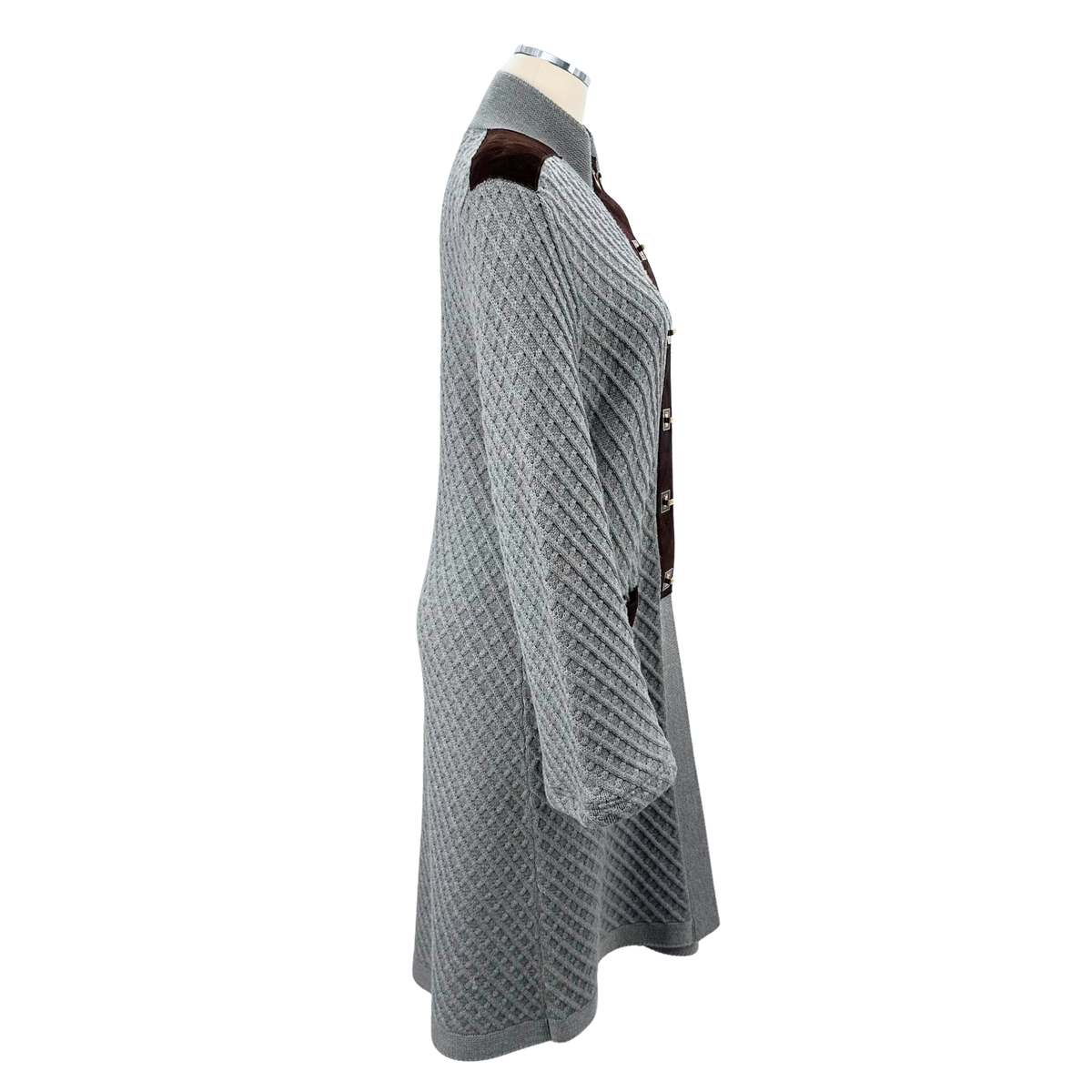 Tory Burch Gray Sweater Coat