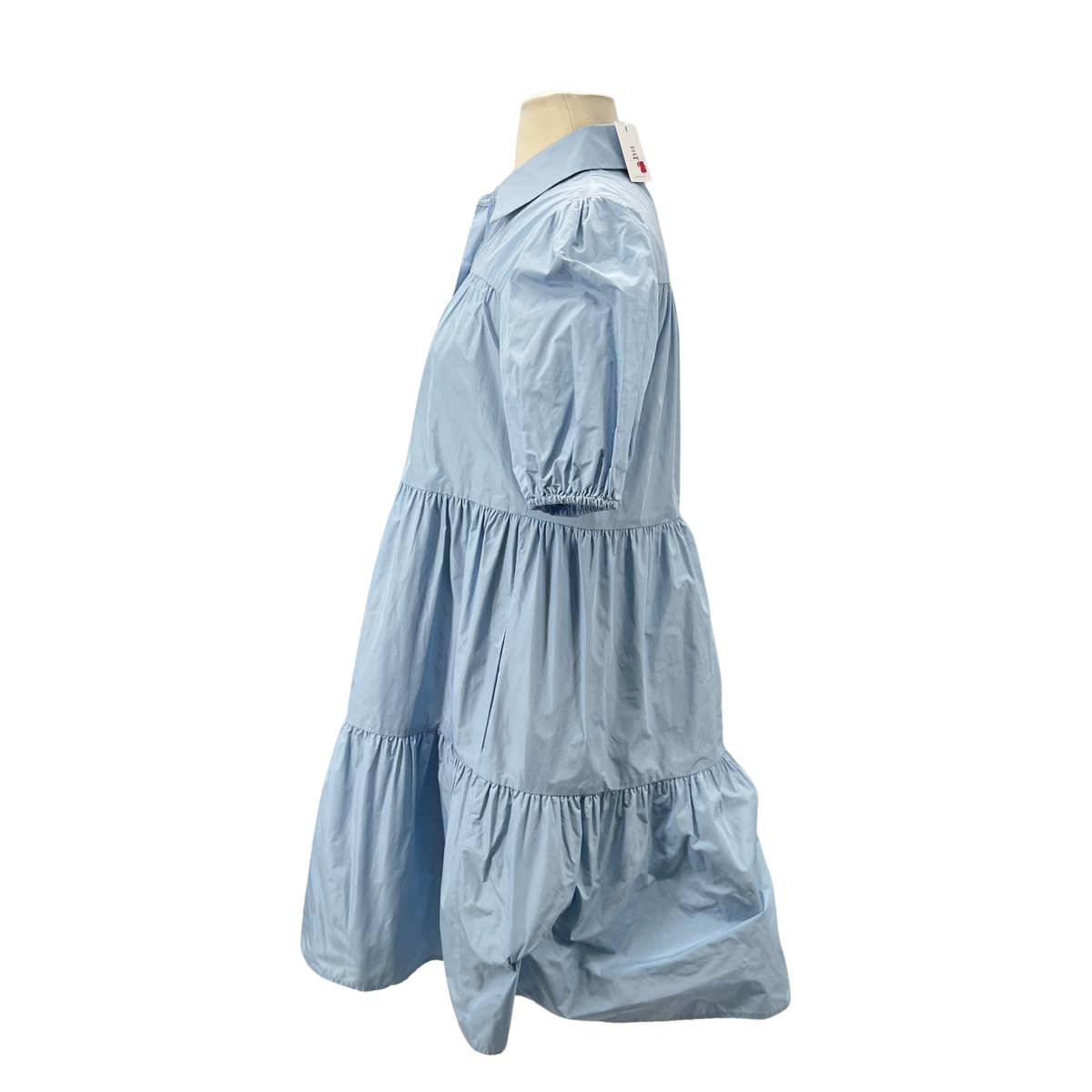 Lavender Brown Light Blue Dress