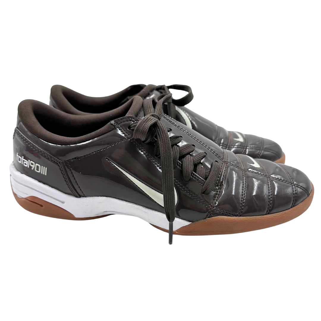 Nike 9.5 Brown Patent Leather Sneakers