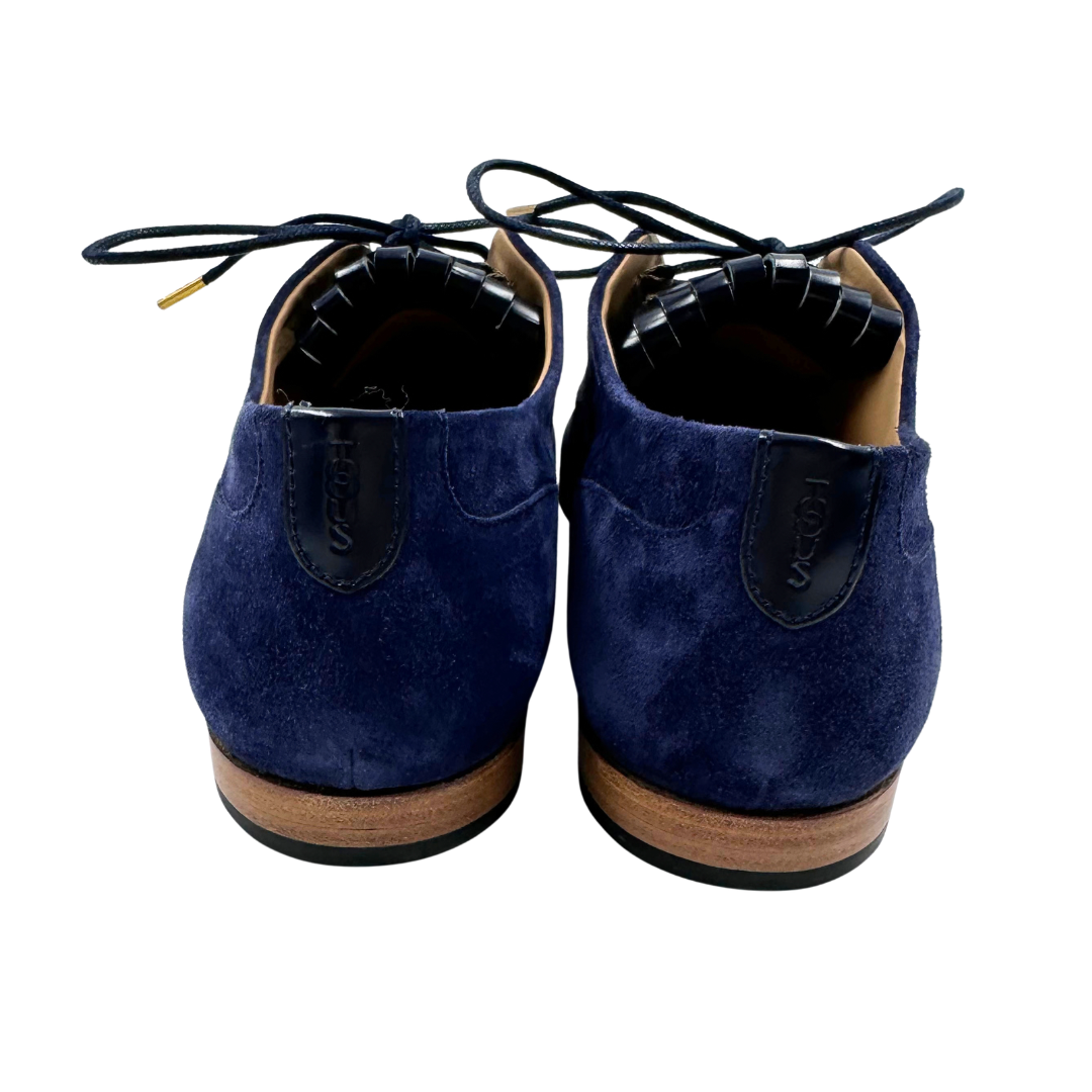 The Office Of US 7 37 Navy Suede Oxfords
