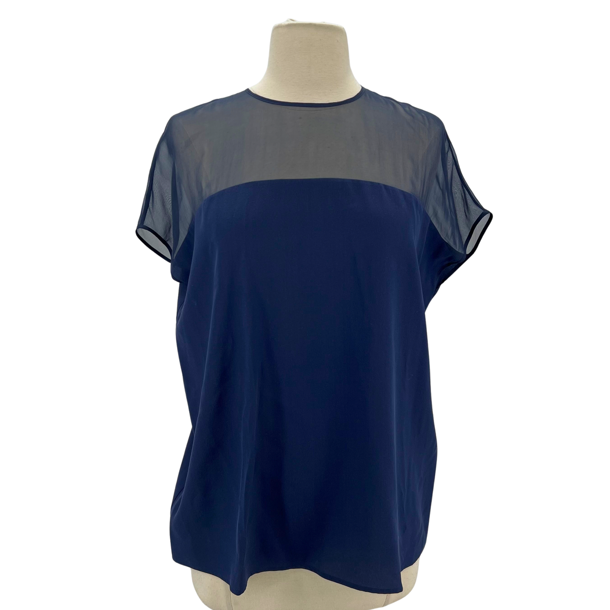 Salvatore Ferragamo Navy Blouse