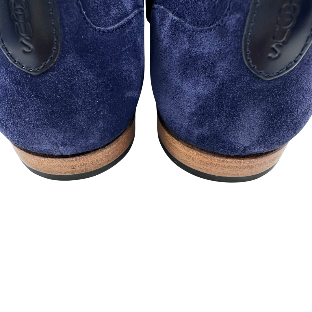 The Office Of US 7 37 Navy Suede Oxfords
