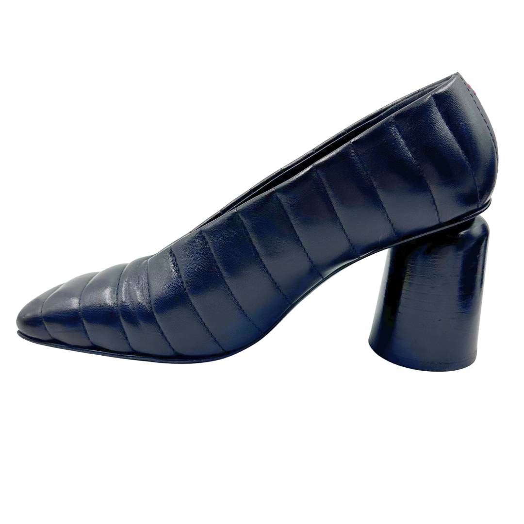 Halmanera 9 40 Black Leather Pumps