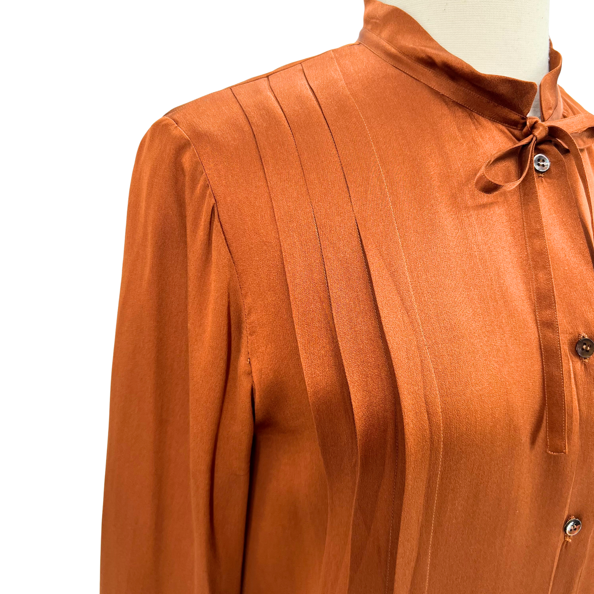 Salvatore Ferragamo Bronze Button up