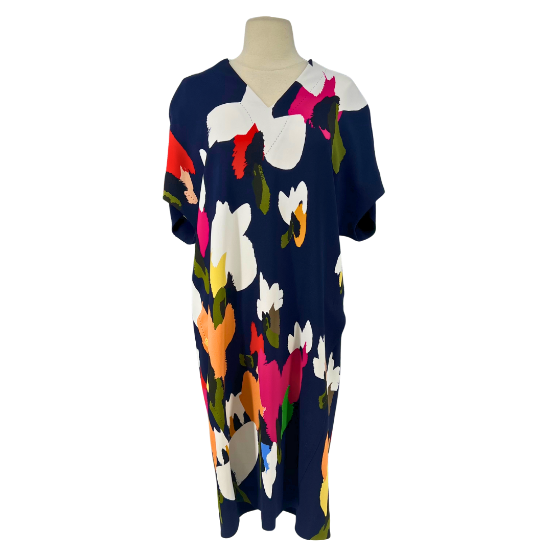 Escada Navy Multi Dress