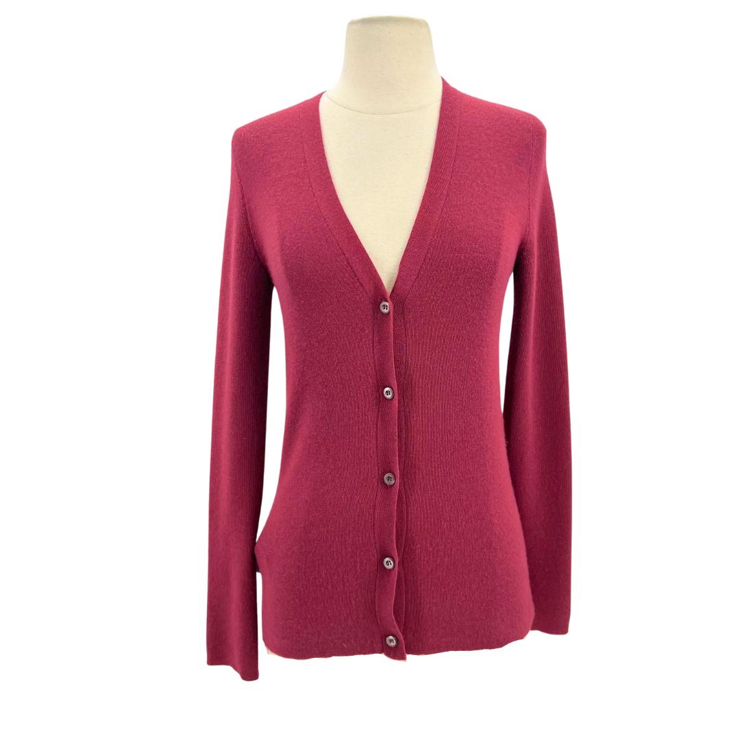 Prada Raspberry Cardigan