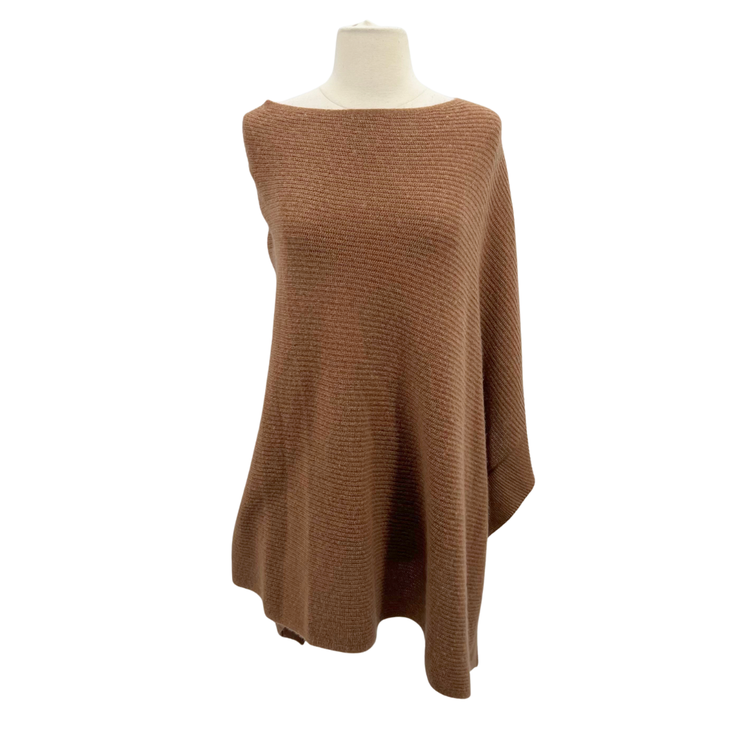 360 Cashmere Cinnamon Poncho