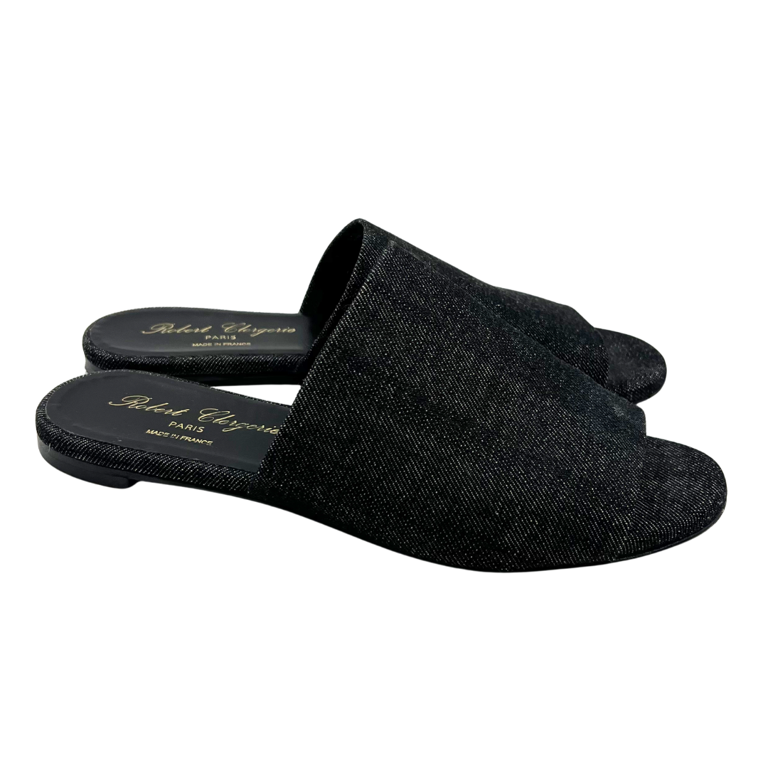 Robert Clergerie 38.5 Black Flats