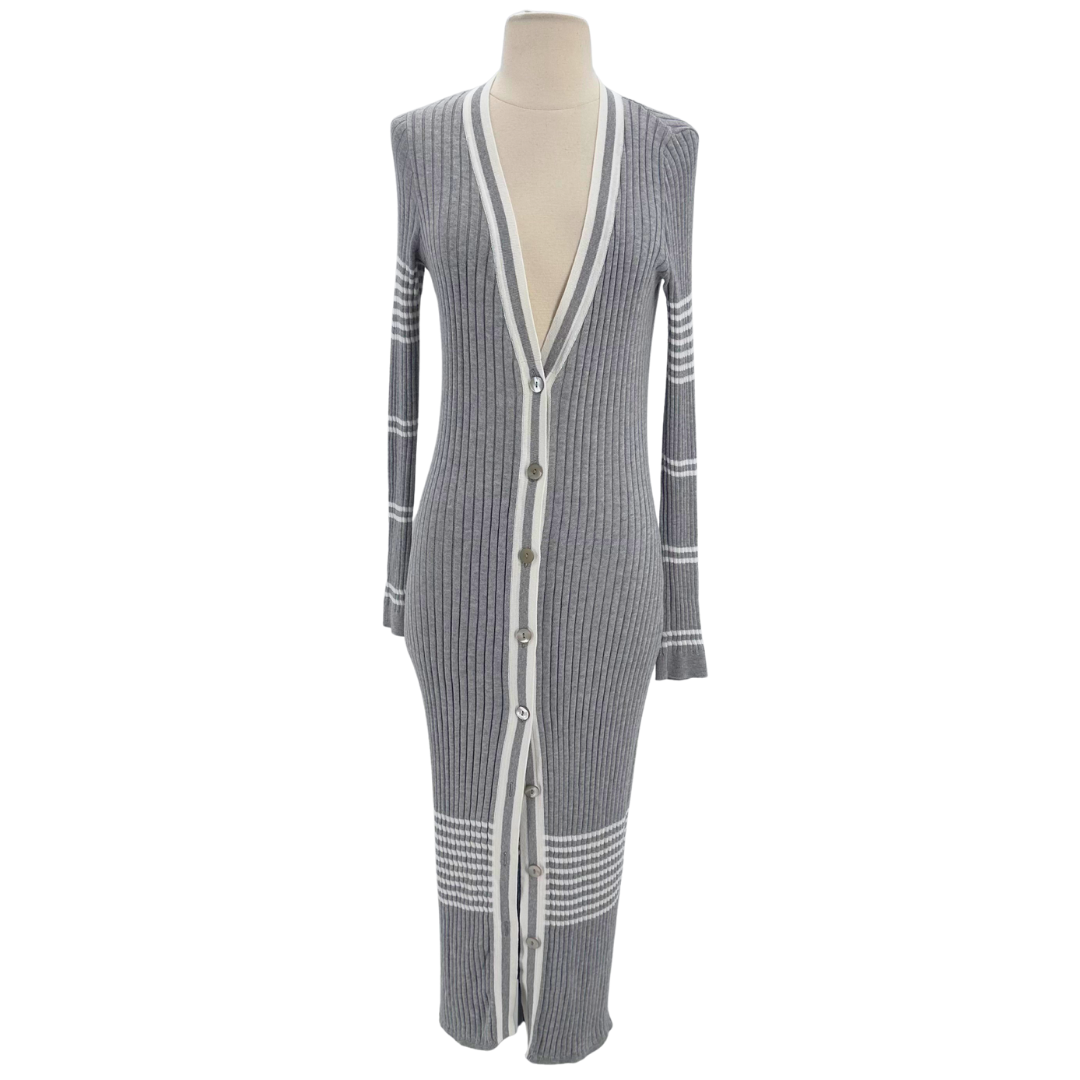 Cotton by Autumn cashmere Grey/White Dress
