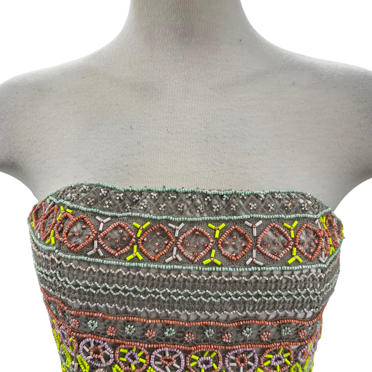 Alice + Olivia Grey Corset