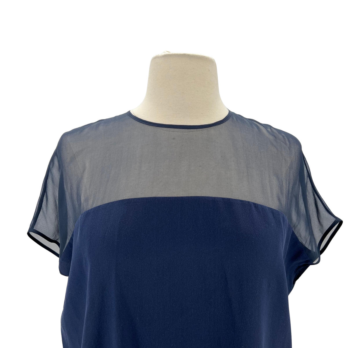Salvatore Ferragamo Navy Blouse