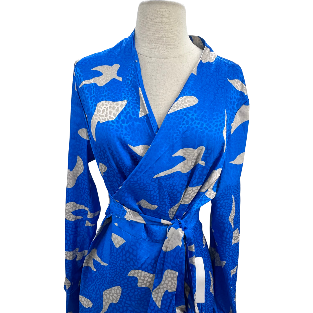 Never Fully Dressed blue/tan Dress