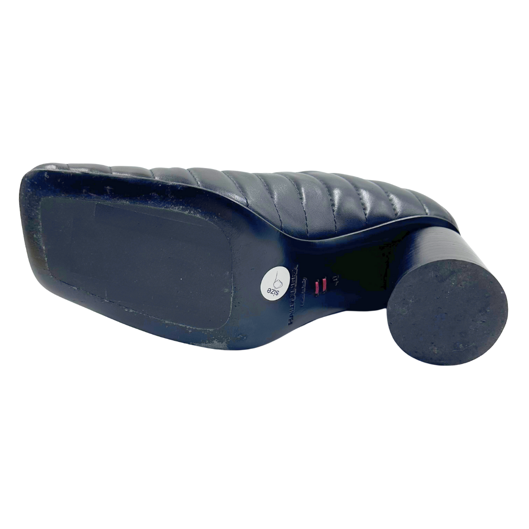 Halmanera 9 40 Black Leather Pumps