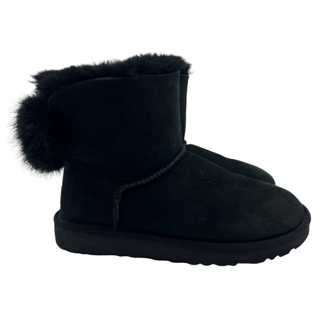 Ugg 7 Black Shearling Boots