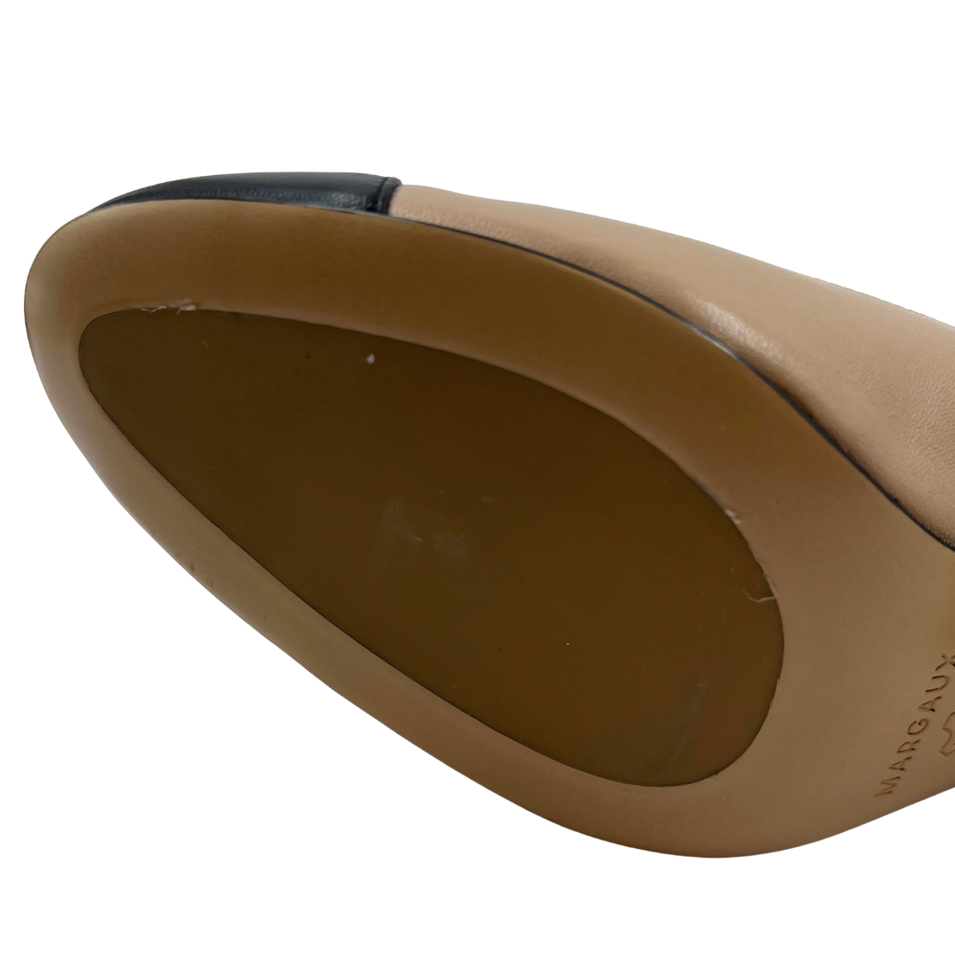 MARGAUX 6 36 Black/Natural Leather Heels