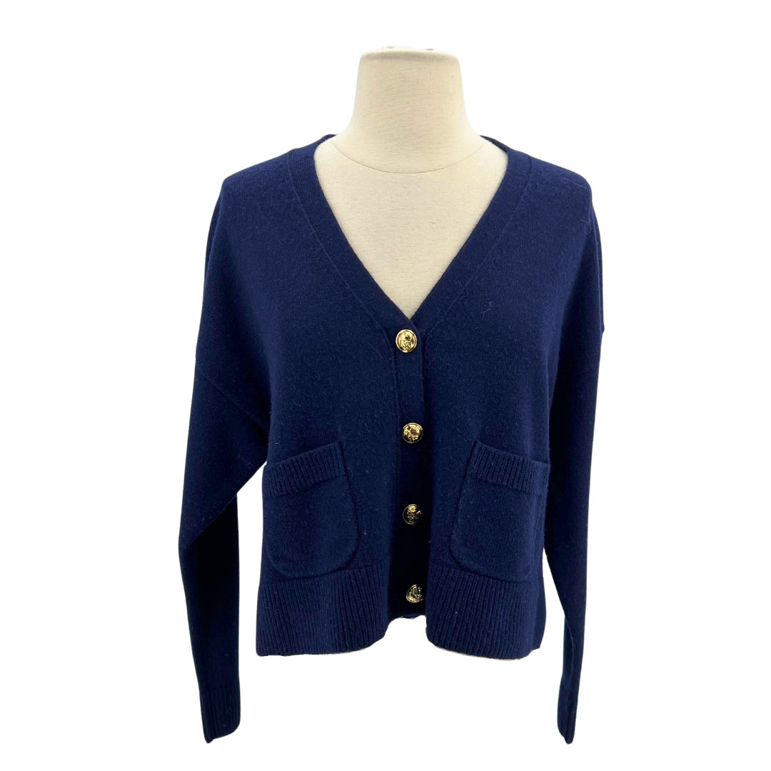 Massimo Dutti Navy Cardigan