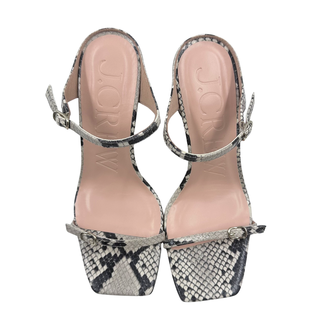 J Crew 8.5 Grey Heels