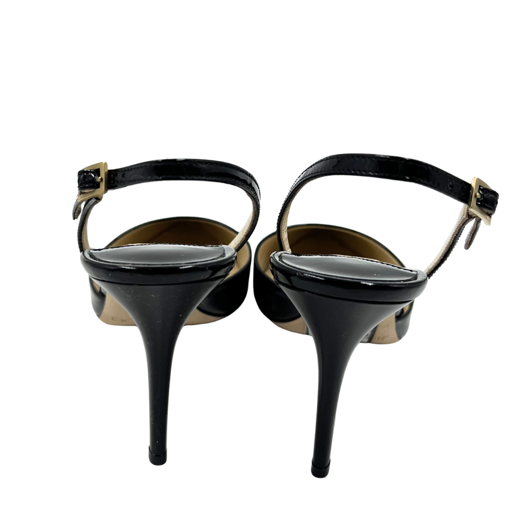 Jimmy Choo 37 Black Tilly Heels