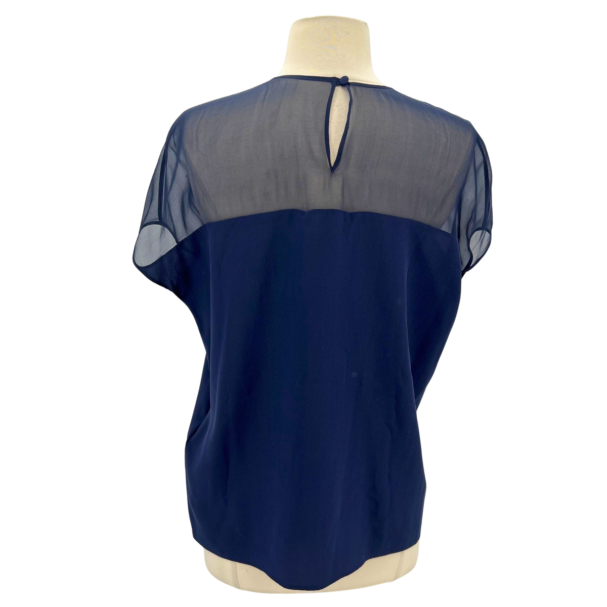 Salvatore Ferragamo Navy Blouse