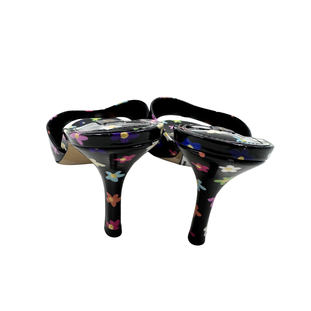 Larroude 8 Black Collette Sandals